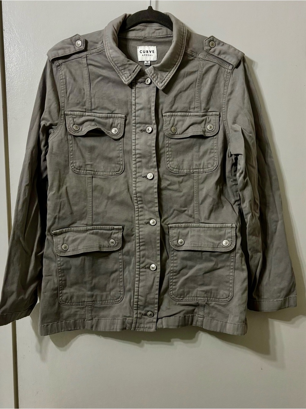 Women's Grey Utility Jacket